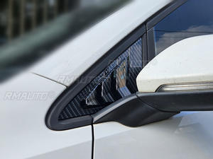 Para VW Golf 7 MK7 MK7.5 2013-2019 Cubierta Decorativa de Ventana Triangular Delantera, Persianas Laterales, Adhesivo de Ventilación, Accesorio de Coche de Carbono - Product Image 3