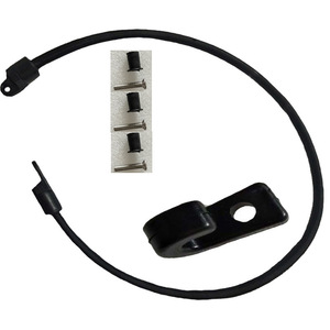 Accesorio para Kayak, gancho para cuerda de 50 cm, plástico con tornillos de acero inoxidable y tapas de goma para lagos, ríos, uso recreativo - Product Image 4