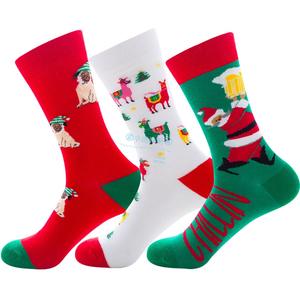 En gros Cmax Unisexe Femmes Hommes Sublimation Logo Personnalisé Impression Broderie Chaussettes De Noël - Product Image 4