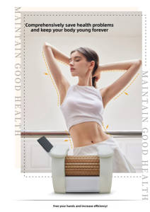 Rouleau de massage corporel pour les jambes, drainage lymphatique complet du corps et soulagement des douleurs musculaires, rouleau corporel complet - Product Image 3