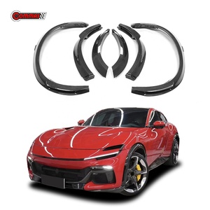 Extensions d'ailes en fibre de carbone sèche style OEM pour Ferrari Purosangue FUV, extensions de passages de roues pré-imprégnées véritables, largeur de carrosserie élargie, amélioration aérodynamique - Product Image 1