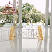 Table de buffet et chaises d'hôtel modernes personnalisation de meubles de banquet en métal du fabricant de Foshan