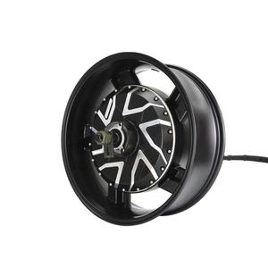 Moteur de moyeu de scooter électrique sans balais <span class=keywords><strong>QS</strong></span> 17 x 6,0 pouces <span class=keywords><strong>8000W</strong></span> <span class=keywords><strong>273</strong></span> <span class=keywords><strong>50H</strong></span> <span class=keywords><strong>V3</strong></span> 20kW de pointe pour moto - Product Image 1