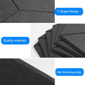 도매 친환경 모던 디자인 폴리에스터 섬유 음향 패널 고밀도 흡음 보드 애완 동물 음향 패널 - Product Image 3