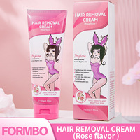 Crème dépilatoire chimique douce FORMBO - Épilation indolore sans stimulation pour les bras et les aisselles |   Soins corporels doux pour la peau