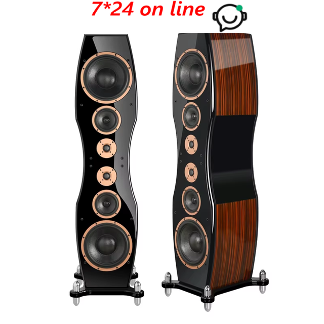 GL-022 High-Fidelity 10-inch Double Floor Speaker RGB LED Lighting 400W for Home Theatre Fever HIFI Reckon Kama Audio