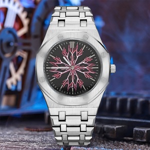 Người Đàn Ông Của Phong Cách Mới Thạch Anh Analog Xem Cho Người Đàn Ông Thể Thao Không Thấm Nước & Thời Trang Với Thép Không Gỉ Ban Nhạc Gốc Và Thân Cây Mô Hình Quay Số - Product Image 4