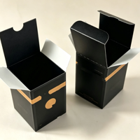 Boîte cosmétique sur mesure en carton pliable, en papier d'art, pour emballage de soins de la peau avec insert en mousse, vente en gros