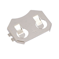 Support de batterie de cellule de pièce de monnaie THM plaqué phosphore plaqué entaillé SMT/SMD CR2025 CR2020 support de batterie 20mm retenue de cellule de pièce de monnaie