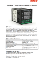 Contrôleur numérique intelligent de température et d'humidité pour incubateur à œufs et serre (avec sonde de température et d'humidité)