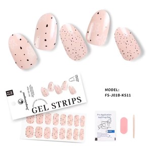 FSM Nouvelle Mode Autocollant d'Ongles <span class=keywords><strong>Semi</strong></span>-Durci à Couverture Complète, Écologique, Non Toxique, à Usage Unique, pour <span class=keywords><strong>Lampe</strong></span> <span class=keywords><strong>UV</strong></span>/<span class=keywords><strong>LED</strong></span>, Super Brillant, Couleurs Riches et Vives - Product Image 2