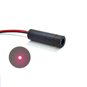 Módulo láser rojo de enfoque externo de 10*35mm 650nm5mW12V Indicador de máquina de marcado láser Luz láser