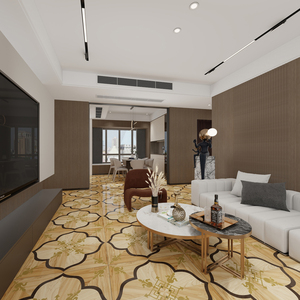Carreau de <span class=keywords><strong>parquet</strong></span> en grain de bois brillant 800x800 <span class=keywords><strong>Carrelage</strong></span> de sol en <span class=keywords><strong>imitation</strong></span> bois <span class=keywords><strong>pour</strong></span> <span class=keywords><strong>salon</strong></span> - Product Image 5