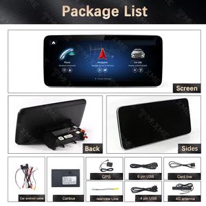 مشغل دي في دي للسيارة بشاشة 12.3 بوصة يعمل بنظام أندرويد لسيارة هيونداي سوناتا 2010، نظام وسائط متعددة للسيارة مع شاشة وراديو ونظام ملاحة - Product Image 6