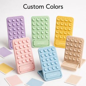 Soporte de Teléfono con Succión de Silicona y Logotipo Personalizado, Plegable, Manos Libres, para Espejo, Ducha, Gimnasio, Regalo Promocional Empresarial - Product Image 3