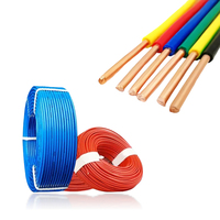Câble électrique pour bâtiment, âme en cuivre, isolation PVC, 450/750V, 1,5-16mm², MOQ 100m