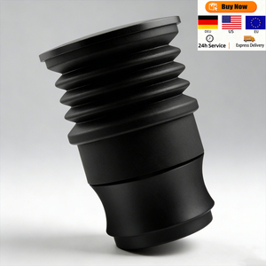 Moulin à café personnalisé de luxe, écologique, à broyage sans résidu, avec trémie, surface hautement polie, certifié LFGB, en silicone et métal, pour café - Product Image 1