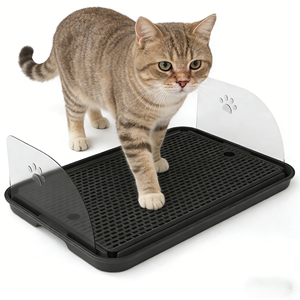 <span class=keywords><strong>2026</strong></span> Umweltfreundliche, recycelbare, große, rutschfeste, wasserdichte, waschbare Indoor-Tiermöbel, spritzwassergeschützte Katzenstreu-Box mit Pedal - Product Image 5