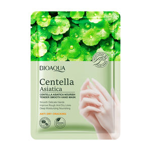 OEM BIOAQUA ขายส่งแผ่นมาส์กมือผลิตจากใบบัวบก ช่วยผลัดเซลล์ผิวอย่างเป็นธรรมชาติ ช่วยให้ผิวขาวกระจ่างใส นุ่มละมุน สำหรับมือ - Product Image 5