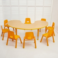 Table d'apprentissage pour enfants de maternelle, mobilier scolaire pour la maternelle et les crèches