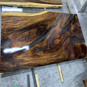 Mesa de resina epoxi de estilo natural Log <span class=keywords><strong>Creek</strong></span> - Product Image 1