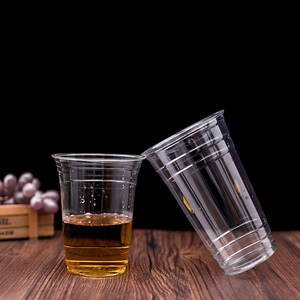 Cup Pla Cups Disposable Custom Logo Printing Eco Friendly Clear PET/PLA Cold Drink Cup 100% Biodegradable Pla Cups With Lids