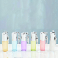 Flacon Roll-on Cylindrique en Verre Coloré 5ml 10ml avec Bouchon Porte-clés pour Huile Essentielle/Parfum – Emballage Cosmétique – Vente Flash