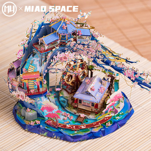 MU <span class=keywords><strong>X</strong></span> MIAO SPACE ชุดประกอบโมเดลโลหะ 3 มิติ ลายดอกพีช ฤดูใบไม้ผลิ ของขวัญทำมือ DIY สำหรับคนรัก ตกแต่งบ้าน ของเล่นสร้างสรรค์ - Product Image 3