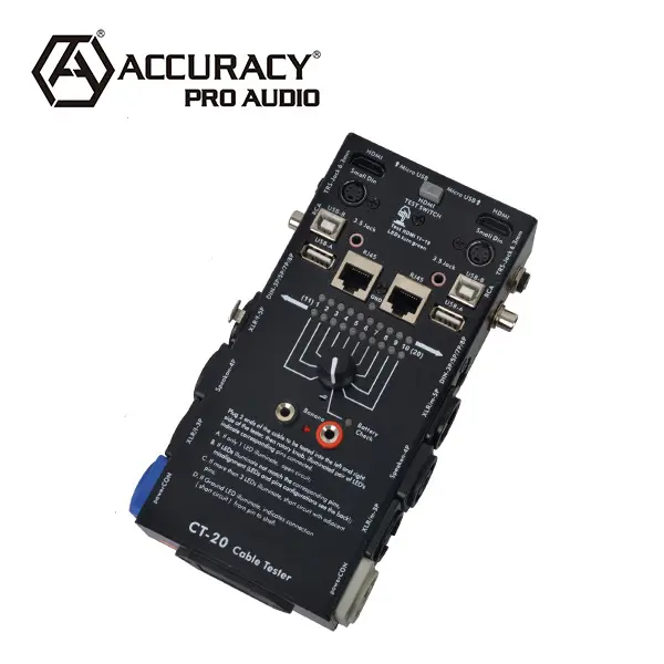 Accuracy Pro Audio CT-20 profession Network Audio Rj45 And USB Line Cable Tester