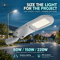 Lampadaire LED anti-corrosion à excellent rapport qualité-prix avec driver de haute qualité pour projets d'éclairage extérieur