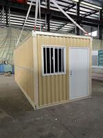 Maison pliante préfabriquée en acier ondulé, à succès, avec structure modulaire, emballage compact, portable, pour hôtel, usage moderne