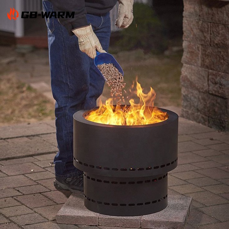Stainless Steel Pellet Heater Small And Convenient To Move And Safe Outdoor Wood Pellet Heater