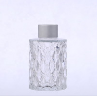 Lot de 12 bouteilles rechargeables de 100ml, en cristal, original, rond, vide, pour voiture, aromathérapie, vente en gros