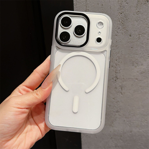 Cadre de caméra en métal, boutons en métal pour coque iPhone 18 Pro, pour coque iPhone 18 Pro Max, chargeur sans fil - Product Image 3
