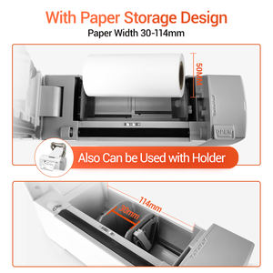 بالجملة OEM/ODM طابعة ملصق الشحن 4x6 الحرارية طابعة بوليصة الشحن A6 عنوان الشحن طابعة - Product Image 4