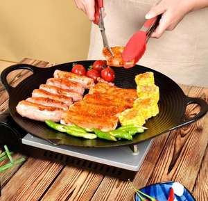 Piastra <span class=keywords><strong>per</strong></span> <span class=keywords><strong>griglia</strong></span> in ghisa piastra <span class=keywords><strong>per</strong></span> <span class=keywords><strong>griglia</strong></span> e <span class=keywords><strong>forno</strong></span> da esterno piastra <span class=keywords><strong>per</strong></span> barbecue <span class=keywords><strong>con</strong></span> manico in ghisa - Product Image 5