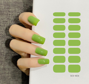Autocollants personnalisés pour décoration d'ongles, couleur pure scintillante, couverture complète, <span class=keywords><strong>noir</strong></span>, blanc, <span class=keywords><strong>rouge</strong></span> <span class=keywords><strong>et</strong></span> or - Product Image 2