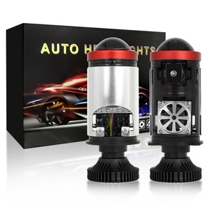Phare de voiture M01T Auto H4 H7 avec mini projecteur LED, faisceau bas et faisceau haut, lampe de conduite pour accessoires automobiles 2024 - Product Image 2