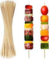 Brochettes de barbecue jetables en bambou en gros, emballage personnalisé, bâtonnets de kebab en bambou naturel pour grillades