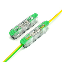 Connecteur de fil Levier Borne de câble Bornes de connexion rapide Fixation de panneau Type poussoir Blocs de jonction de fil Butt Splicing Connect