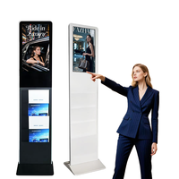 Kiosque publicitaire LCD de 27 pouces Android WindowsOS pour l'affichage de magazines et de brochures de journaux