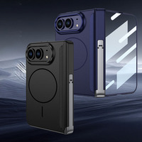 Étui magnétique pliable pour iPhone Ultra avec protection d'écran intégrée, étui de téléphone pliable anti-chute pour iPhone 18 Fold