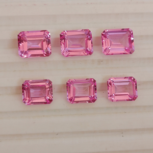 Zafiro Rosa Cultivado en Laboratorio, Gema Suelta, Corte Personalizado en Múltiples Formas, Alta Claridad, Calidad Premium, Piedra para Joyería Hecha a Mano - Product Image 6