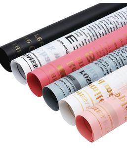 Papier d'emballage pour fleurs en film plastique semi-transparent de nouvelle conception avec impression intégrale de lettres d'amour - Product Image 1