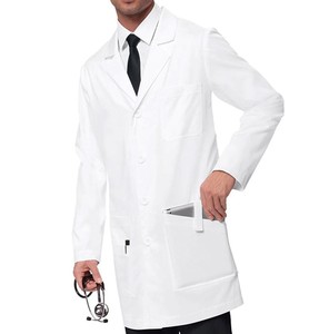 Camici <span class=keywords><strong>da</strong></span> laboratorio bianchi resistenti ai prodotti chimici delle donne bianche dell'oem di fabbricazione di alta qualità - Product Image 6