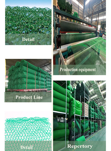 Trinh Nữ 3D nhựa geomat Composite <span class=keywords><strong>geogrid</strong></span> màu xanh lá cây thảm thực vật bảo vệ geomat cho độ dốc cảnh quan địa Kỹ Thuật Tổng kiểm soát xói mòn - Product Image 4
