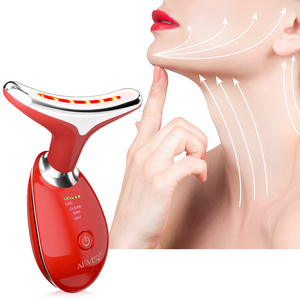 מכשיר עיסוי פנים וצוואר ALIVER, מכשיר עיסוי פנים חשמלי, מכשיר לטיפוח העור, מסיר קמטים, כלי יופי - Product Image 1