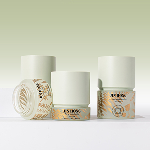 Ensemble d'emballages de luxe haut de gamme givrés pour soins de la peau : flacon en verre pour huile essentielle, sérum, huile capillaire et pot de crème pour le visage - Product Image 6