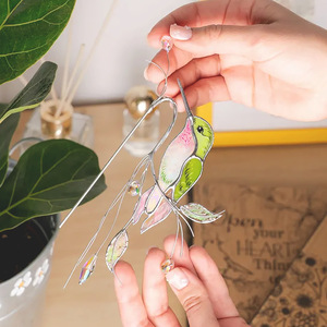 Attrape-lumière en verre teinté fait main personnalisé pour pot de fleurs de jardin, idéal pour le dropshipping - Product Image 2