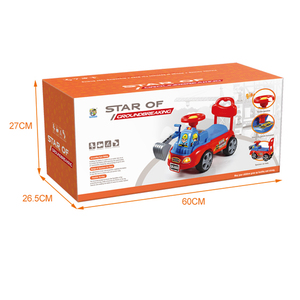 Enfant BB son Digger <span class=keywords><strong>Scoot</strong></span> et tour Scooter dessin animé entraînement coulissant ingénierie camion bébé marche enfant en bas âge voiture pour enfant - Product Image 3